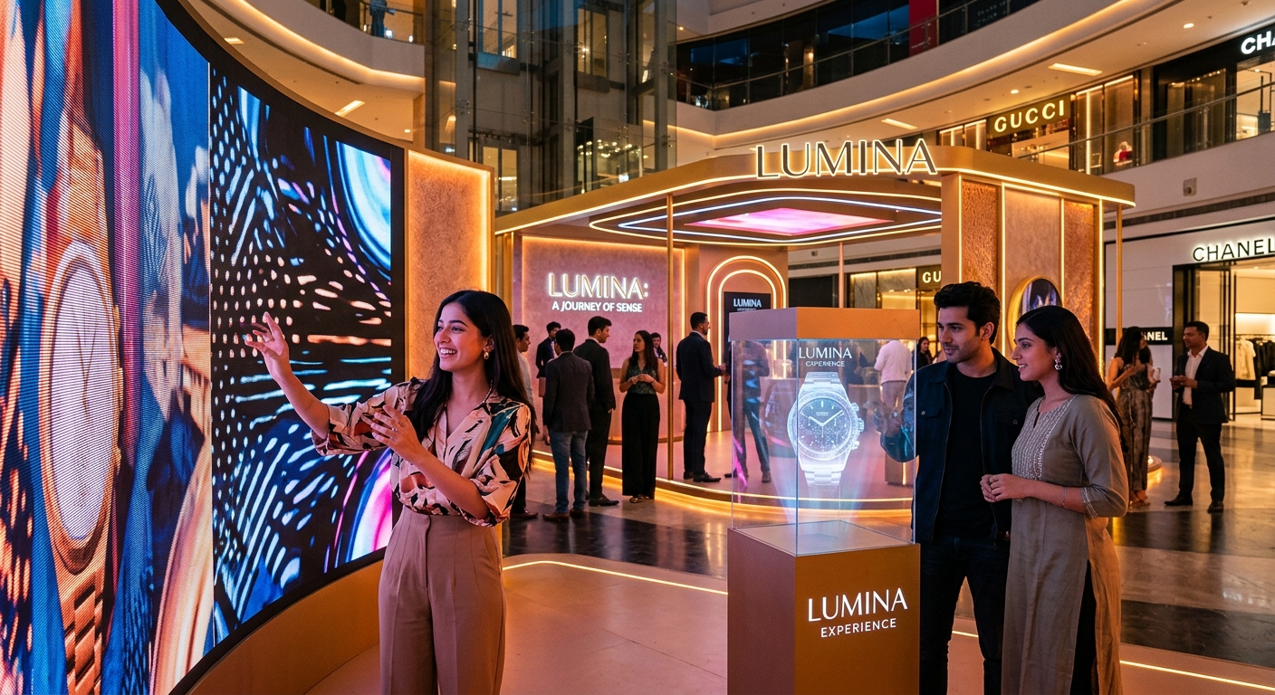 Experiential Brand Activation Pavilion Interactive Product Launch Exhibition Pavilion in Metros