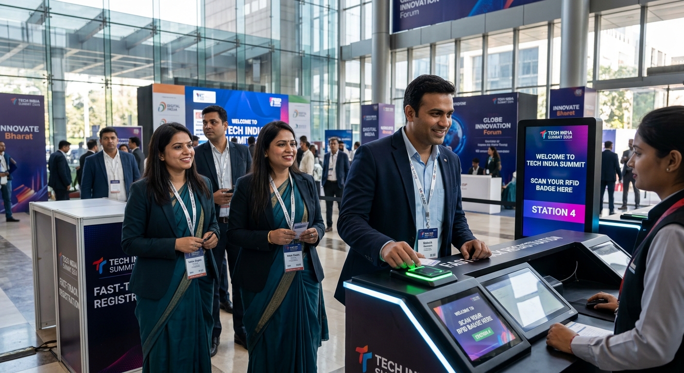RFID Smart Delegate Access Control Kiosk and Real-Time Event Attendance Analytics